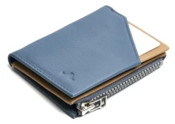 Portafoglio ROIK Zip Coin Blue Capri