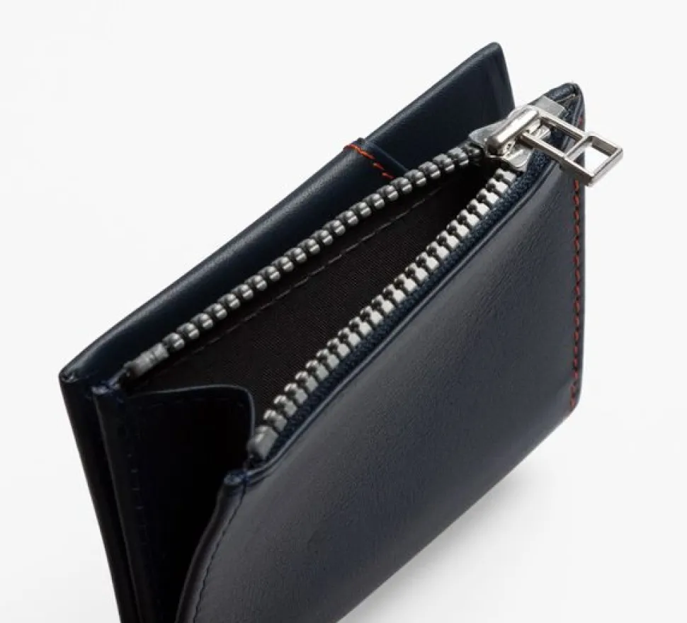Portafoglio ROIK Zip Coin Blue Navy