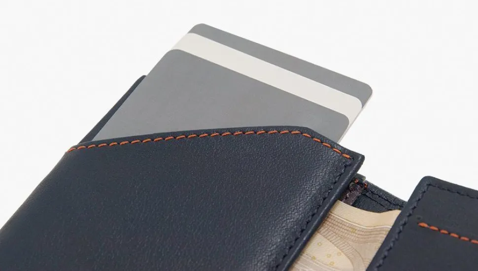 Portafoglio ROIK Zip Coin Blue Navy