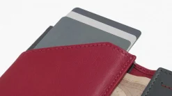 Portafoglio ROIK Zip Coin Burgundy