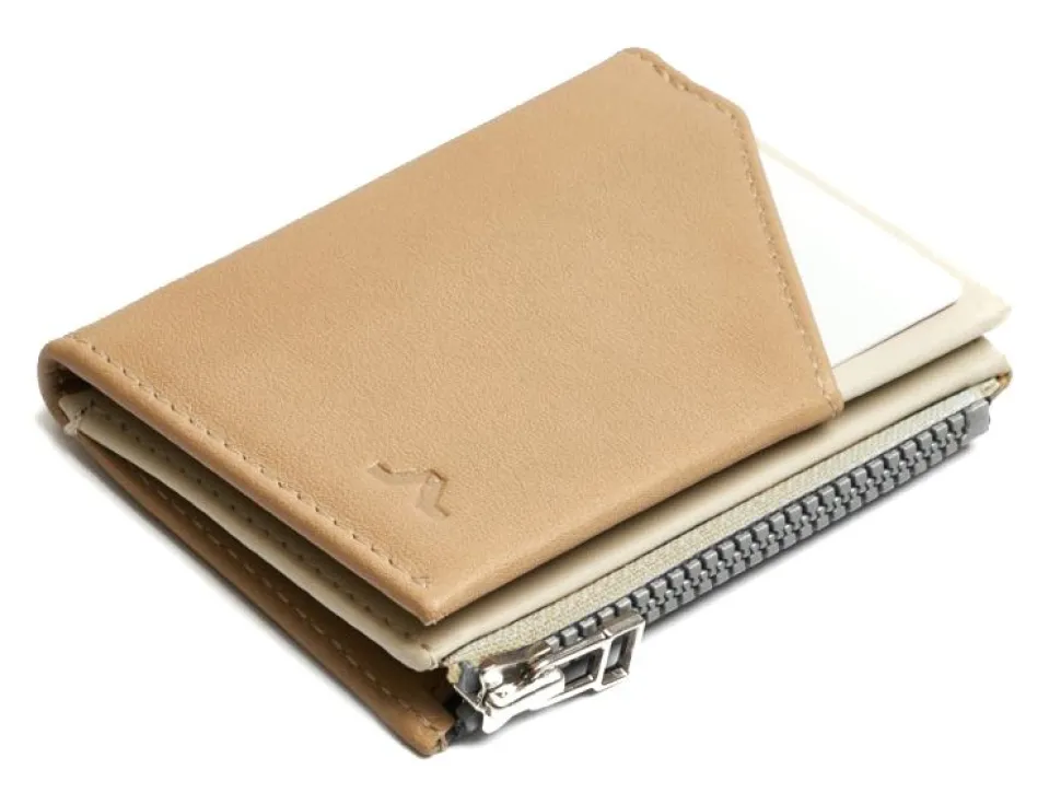 Portafoglio ROIK Zip Coin Sand