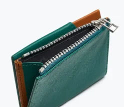 Portafoglio ROIK Zip Coin Smeraldo