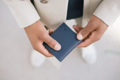 Portafoglio sottile ROIK Avenue Blue Navy