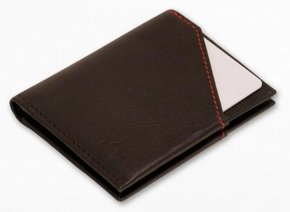 Portafoglio sottile ROIK City Dark Brown