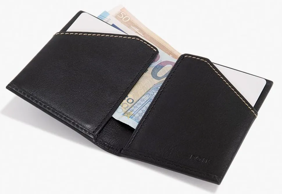 Portafoglio sottile ROIK City Black