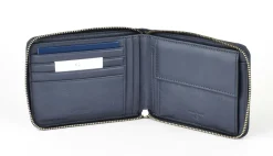 Portafoglio uomo con zip Gianfranco Corti Wild 4412 Navy