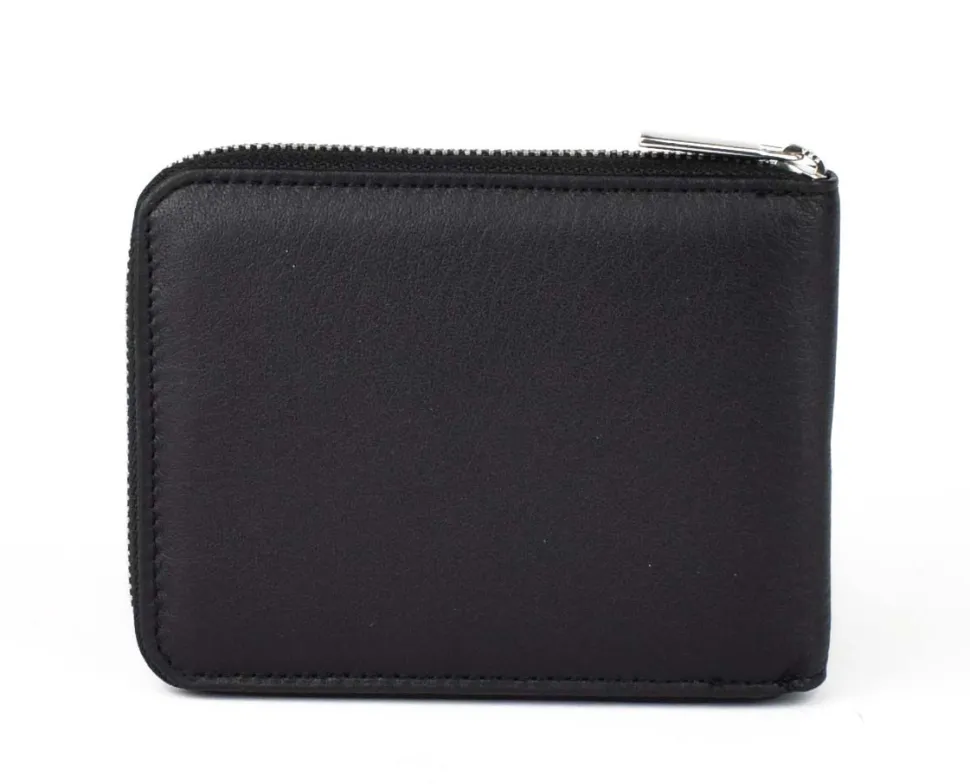 Portafoglio uomo con zip Gianfranco Corti Wild 4412 Nero