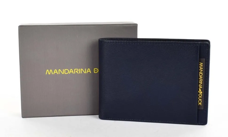 Portafoglio uomo in pelle Mandarina Duck Dual UDP01 Eclipse