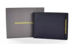 Portafoglio uomo in pelle Mandarina Duck Dual UDP02 Eclipse