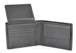 Portafoglio uomo in pelle Mandarina Duck Dual UDP02 Nero