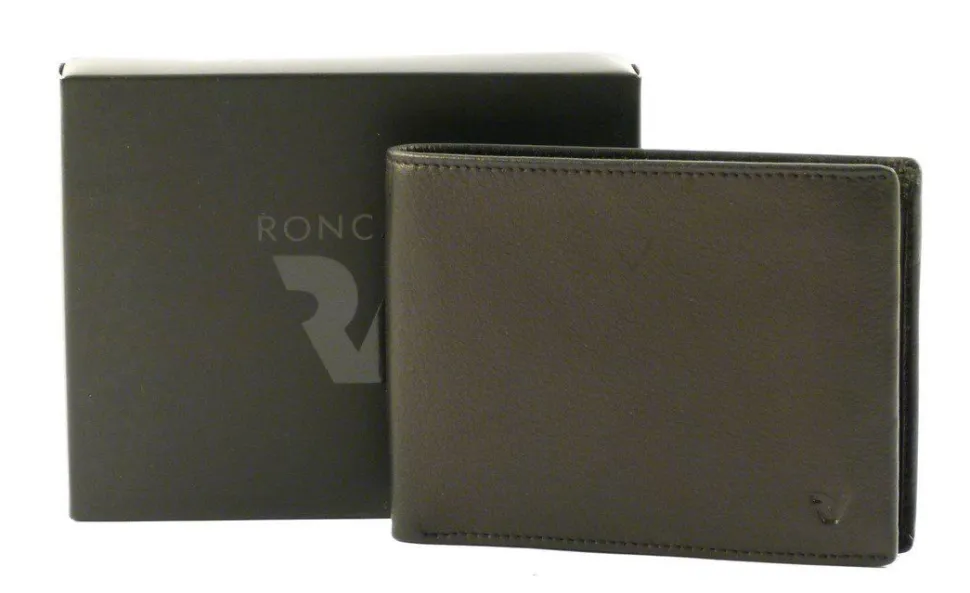 Portafoglio uomo in pelle Roncato Pascal 2901 nero