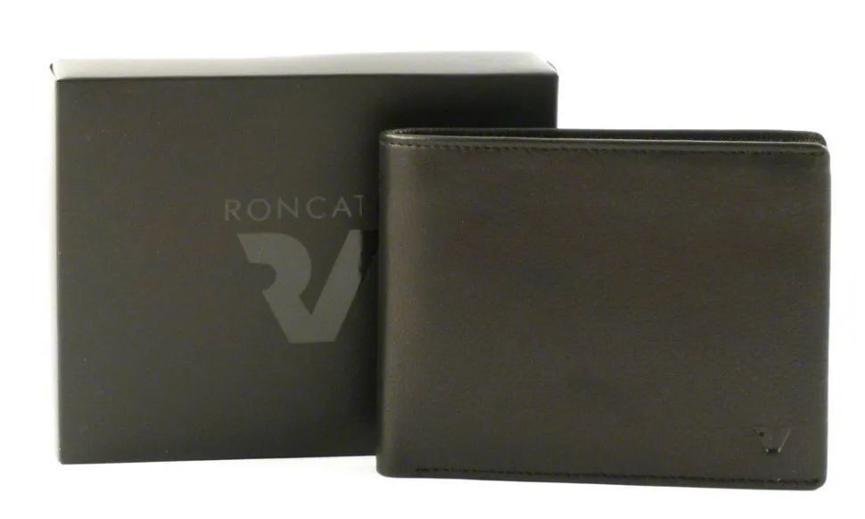 Portafoglio uomo in pelle Roncato Pascal 2900 nero