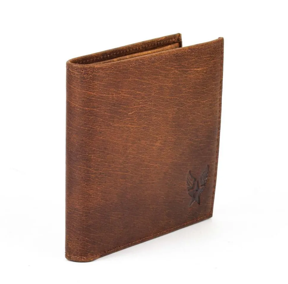 Portafoglio uomo piccolo Avirex Durango DRN06 Cognac