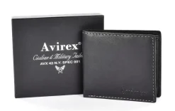 Portafoglio uomo piccolo Avirex Austin AST05 Nero