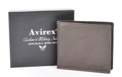 Portafoglio uomo piccolo Avirex Austin AST05 Marrone