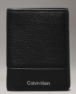Portafoglio uomo piccolo Calvin Klein Nero