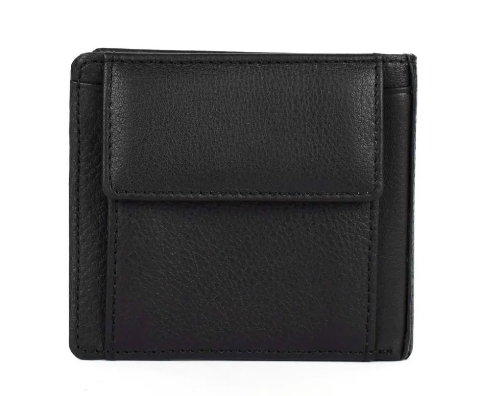 Portafoglio uomo piccolo Gianfranco Corti Wild 4446 Nero