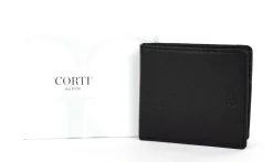 Portafoglio uomo piccolo Gianfranco Corti Wild 4446 Nero