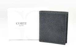Portafoglio uomo piccolo Gianfranco Corti Bufalo 3348 Nero