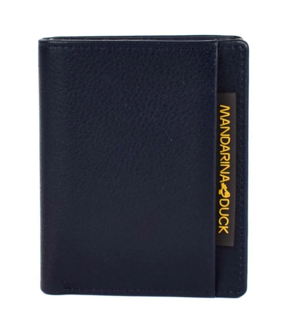 Portafoglio uomo piccolo in pelle Mandarina Duck Dual UDP04 Eclipse