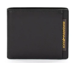 Portafoglio uomo piccolo in pelle Mandarina Duck Dual UDP07 Nero