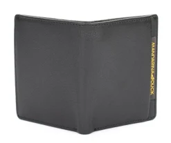 Portafoglio uomo piccolo in pelle Mandarina Duck Dual UDP04 Nero