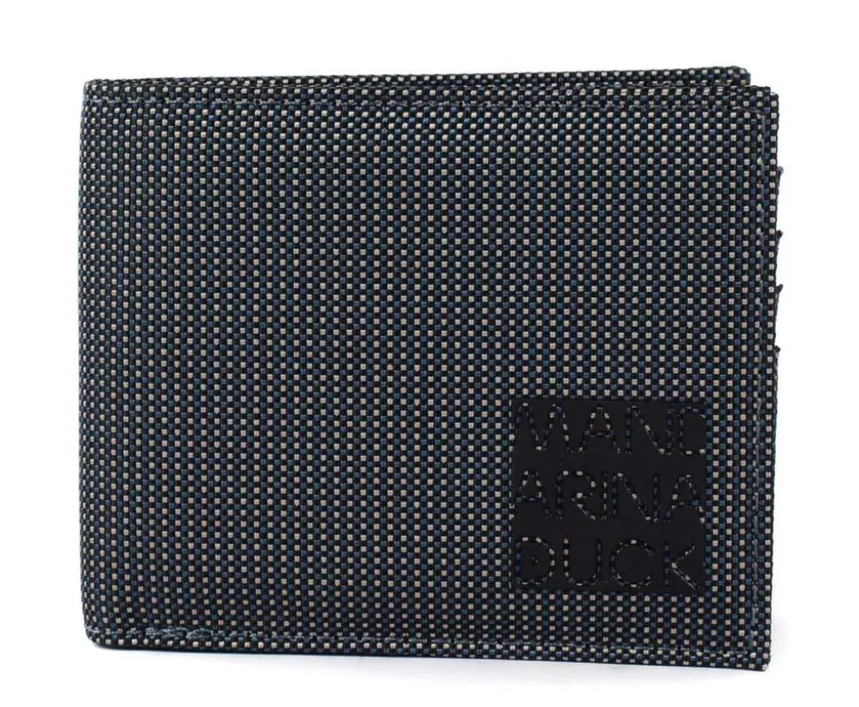 Portafoglio uomo piccolo Mandarina Duck District P02 Steel