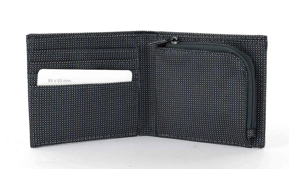 Portafoglio uomo piccolo Mandarina Duck District P02 Steel