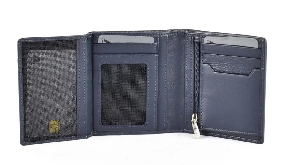 Portafoglio uomo piccolo Roncato Manchester 066 Navy