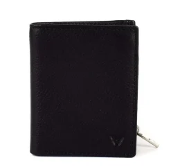 Portafoglio uomo piccolo Roncato Vesuvio 0025 Nero/Antracite