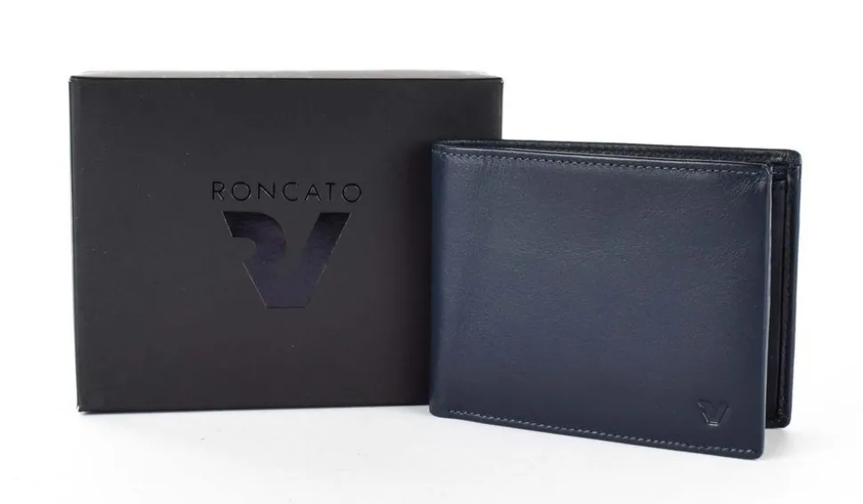 Portafoglio uomo piccolo Roncato Pascal 2927 Blu