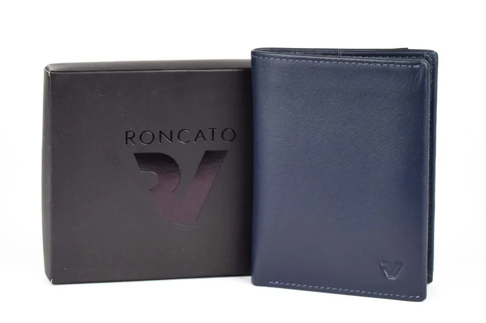 Portafoglio uomo piccolo Roncato Pascal 2909 Blu