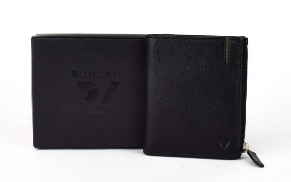 Portafoglio uomo piccolo Roncato Liverpool 1044 Nero