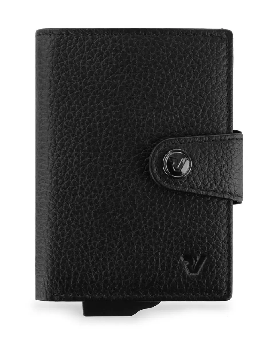 Portafoglio uomo piccolo Roncato Iron 715 Nero