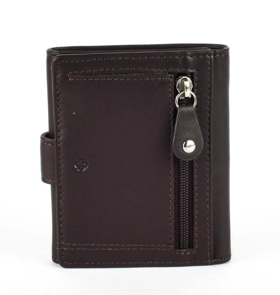 Portafoglio uomo piccolo Samsonite Attack 2 SLG 149 Marrone