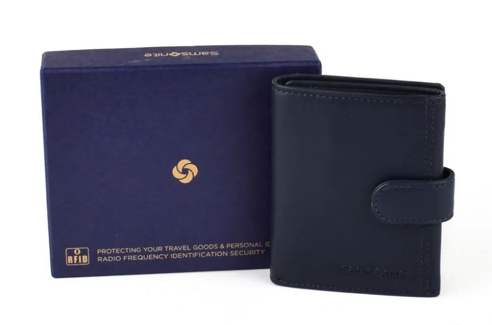 Portafoglio uomo piccolo Samsonite Attack 2 SLG 149 Blu