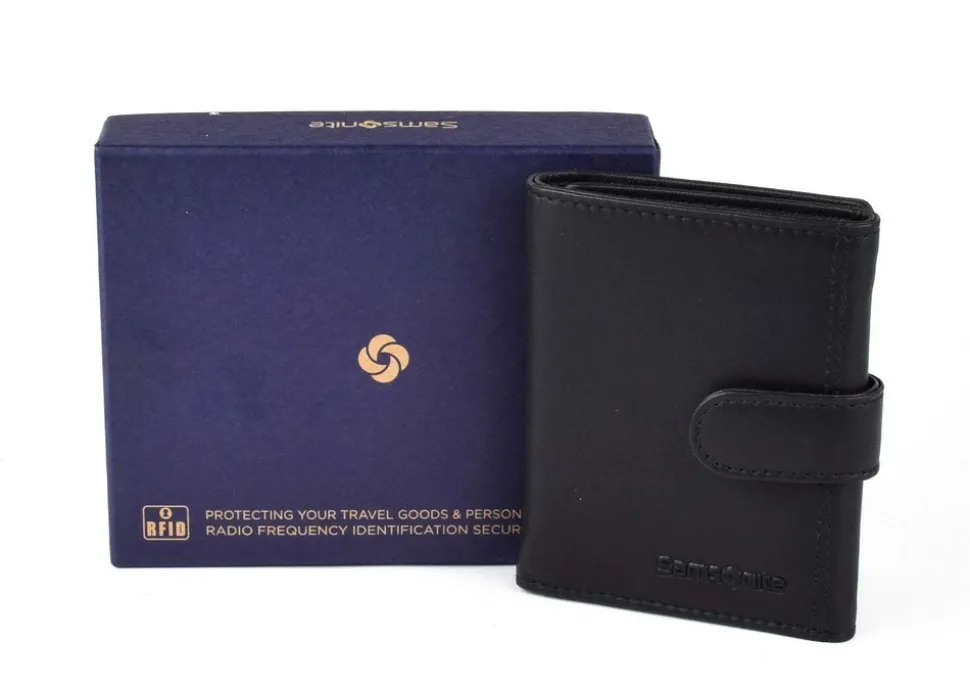 Portafoglio uomo piccolo Samsonite Attack 2 SLG 149 Nero