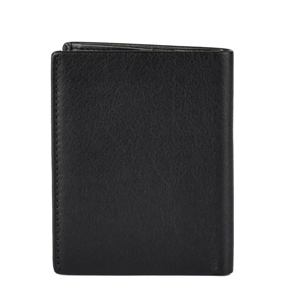 Portafoglio uomo piccolo sottile Emporio Cattani 008 Nero