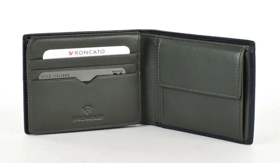 Portafoglio uomo Roncato Vesuvio 0021 Navy/Antracite