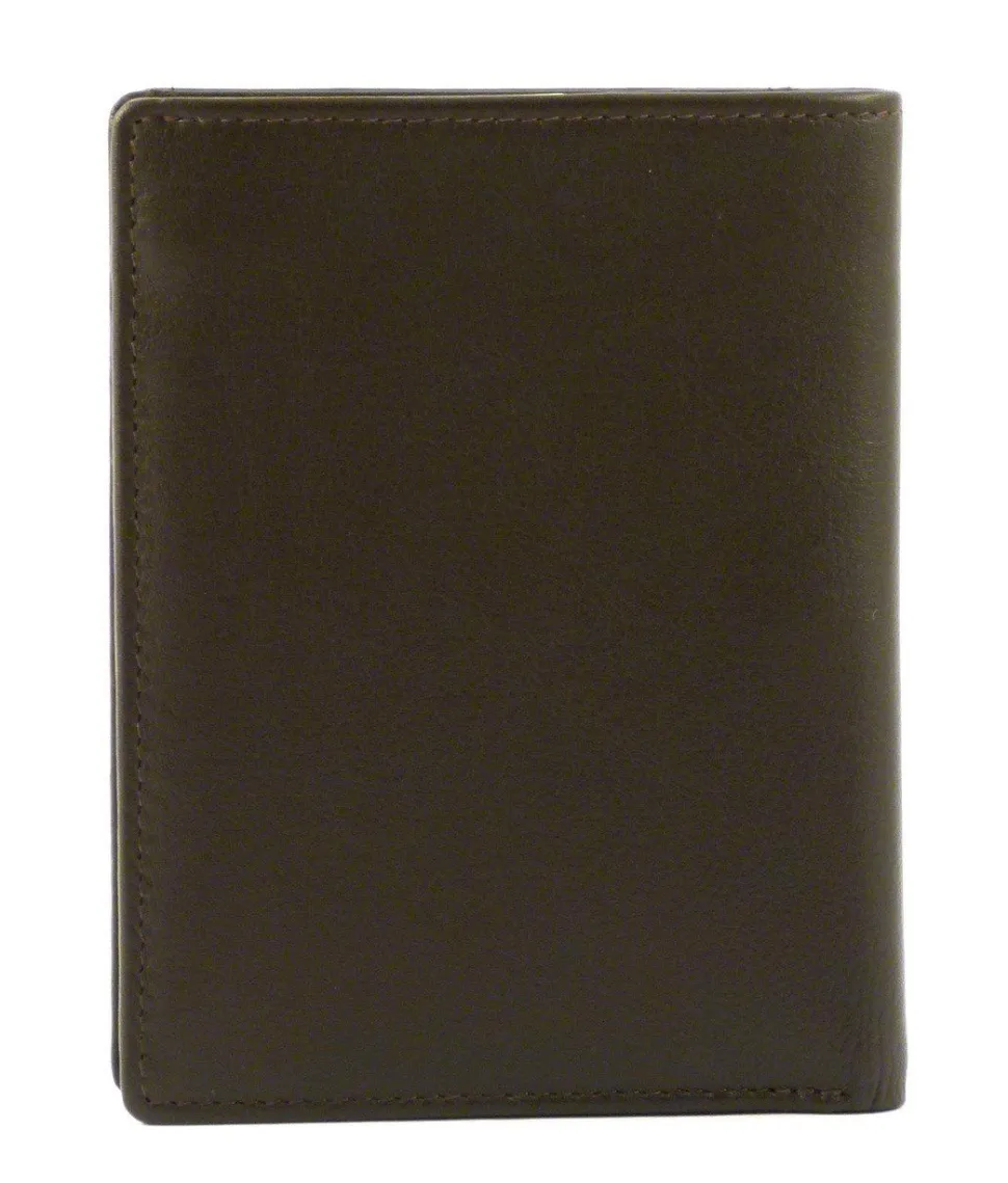 Portafoglio uomo sottile in pelle Roncato Pascal 2905 marrone