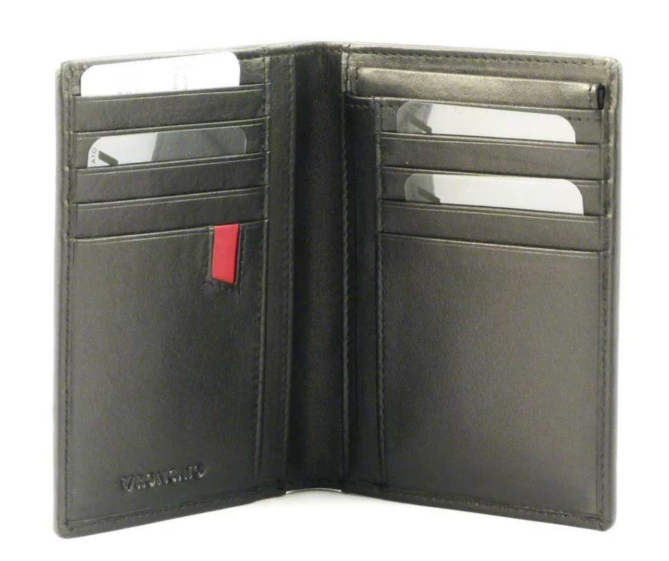 Portafoglio uomo sottile in pelle Roncato Pascal 2905 nero