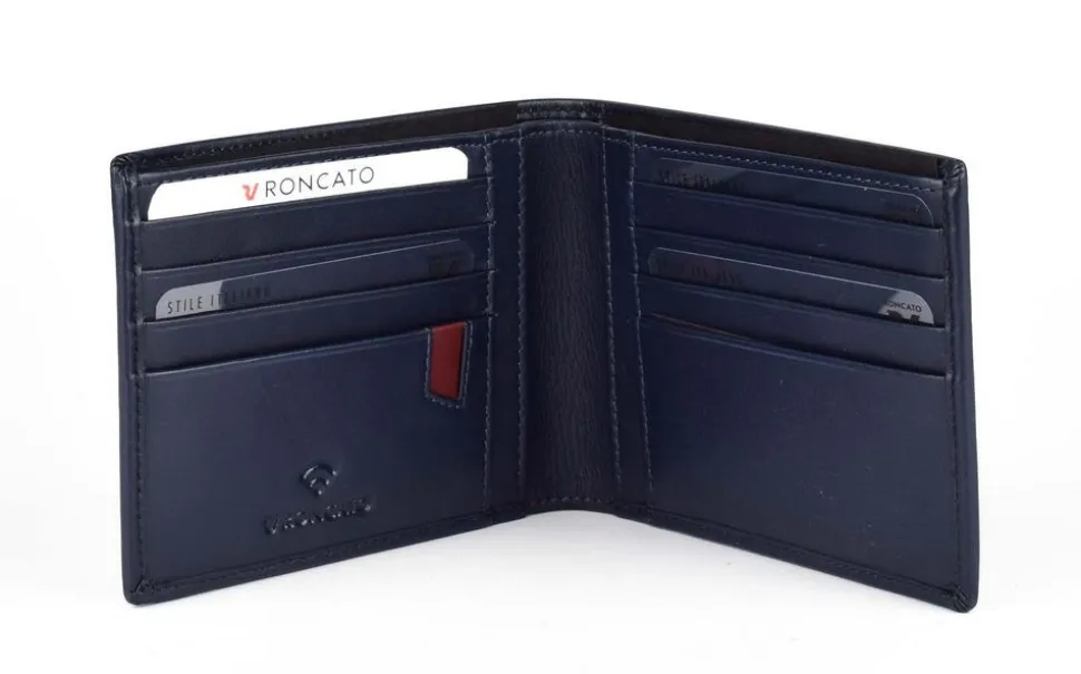 Portafoglio uomo sottile Roncato Pascal 2904 Blu