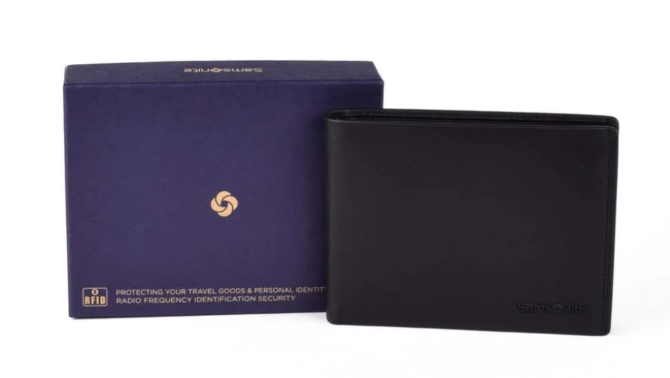 Portafoglio uomo sottile Samsonite Attack 2 SLG 005 Nero