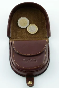 Portamonete tacco in cuoio Tony Perotti art 1196 marrone
