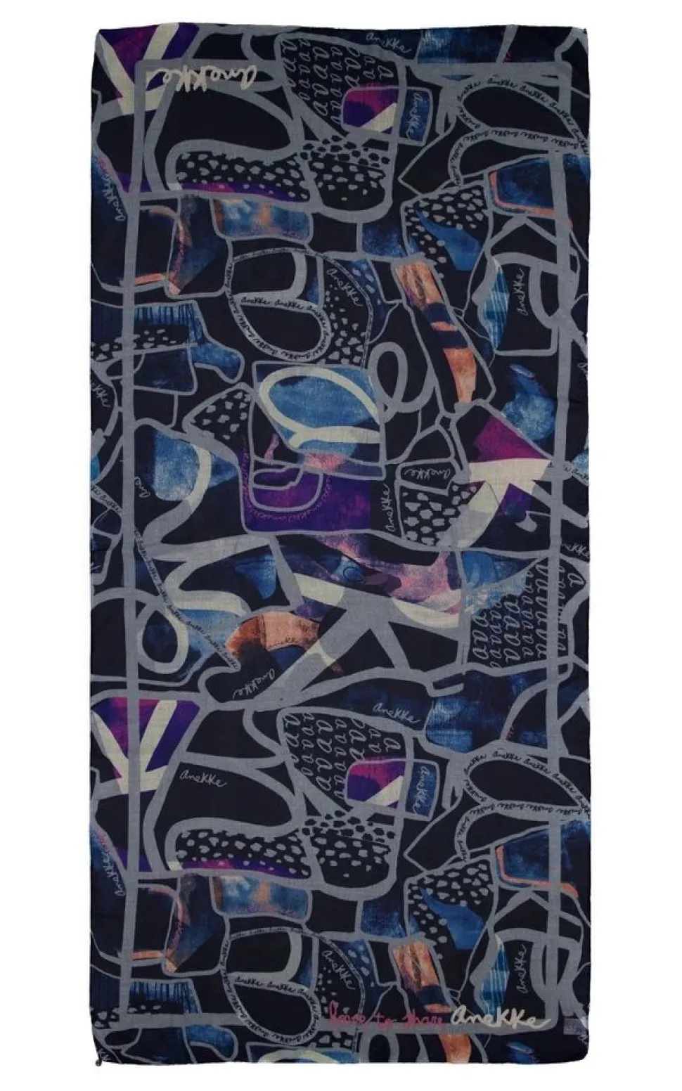 Sciarpa Anekke Nature Blu 39470-042
