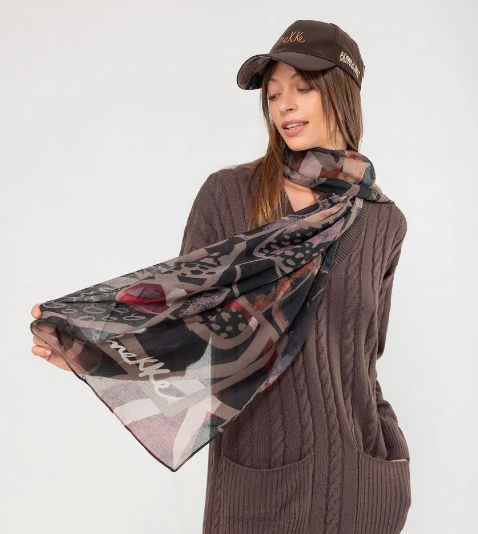Sciarpa Anekke Nature Nera 39470-041