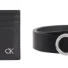 Set regalo Portadocumenti e cintura Calvin Klein Nero