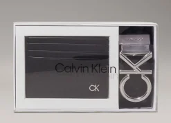 Set regalo Portadocumenti e cintura Calvin Klein Nero