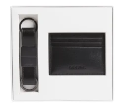 Set regalo Portadocumenti e Portachiavi Calvin Klein Nero