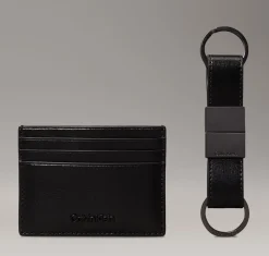 Set regalo Portadocumenti e Portachiavi Calvin Klein Nero